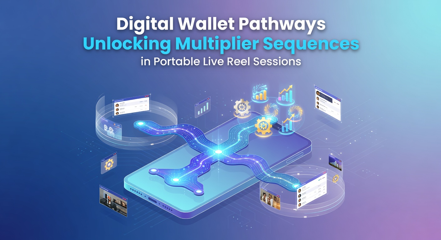 Digital wallet integration pathways shown on a portable device screen during live reel gameplay