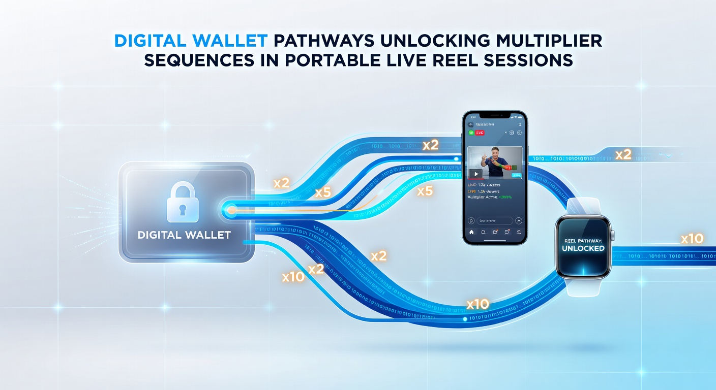 Close-up of multiplier sequence activation on a mobile screen during a live reel session