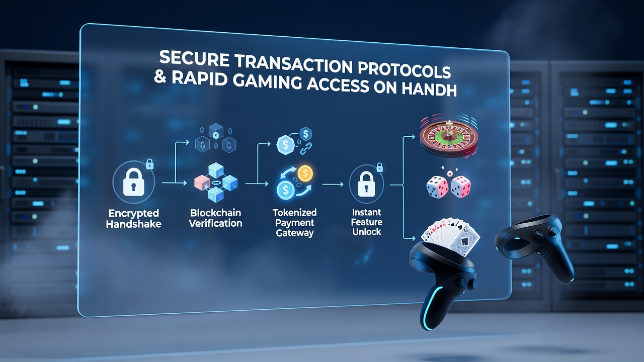 Mobile device displaying secure transaction flow during interactive gaming session
