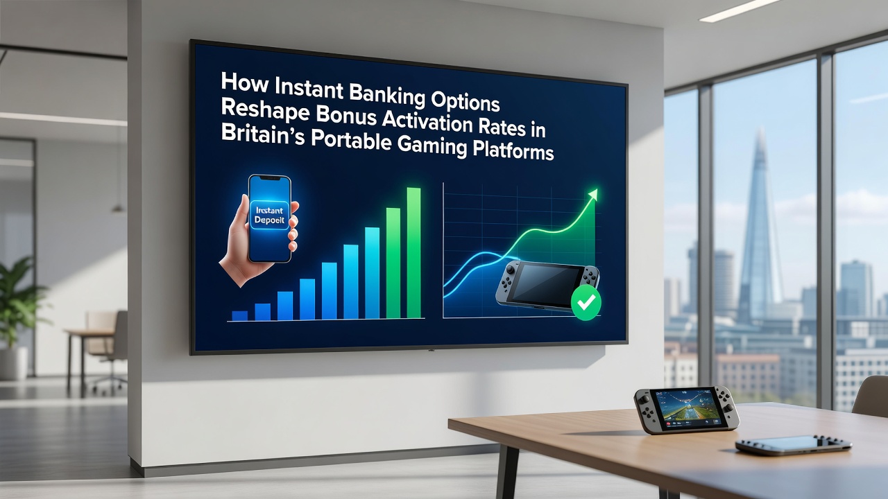 Mobile user activating casino bonus via instant payment