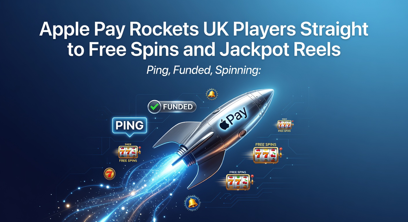 Dynamic slot jackpot meter filling up next to Apple Pay transaction screen on a mobile device