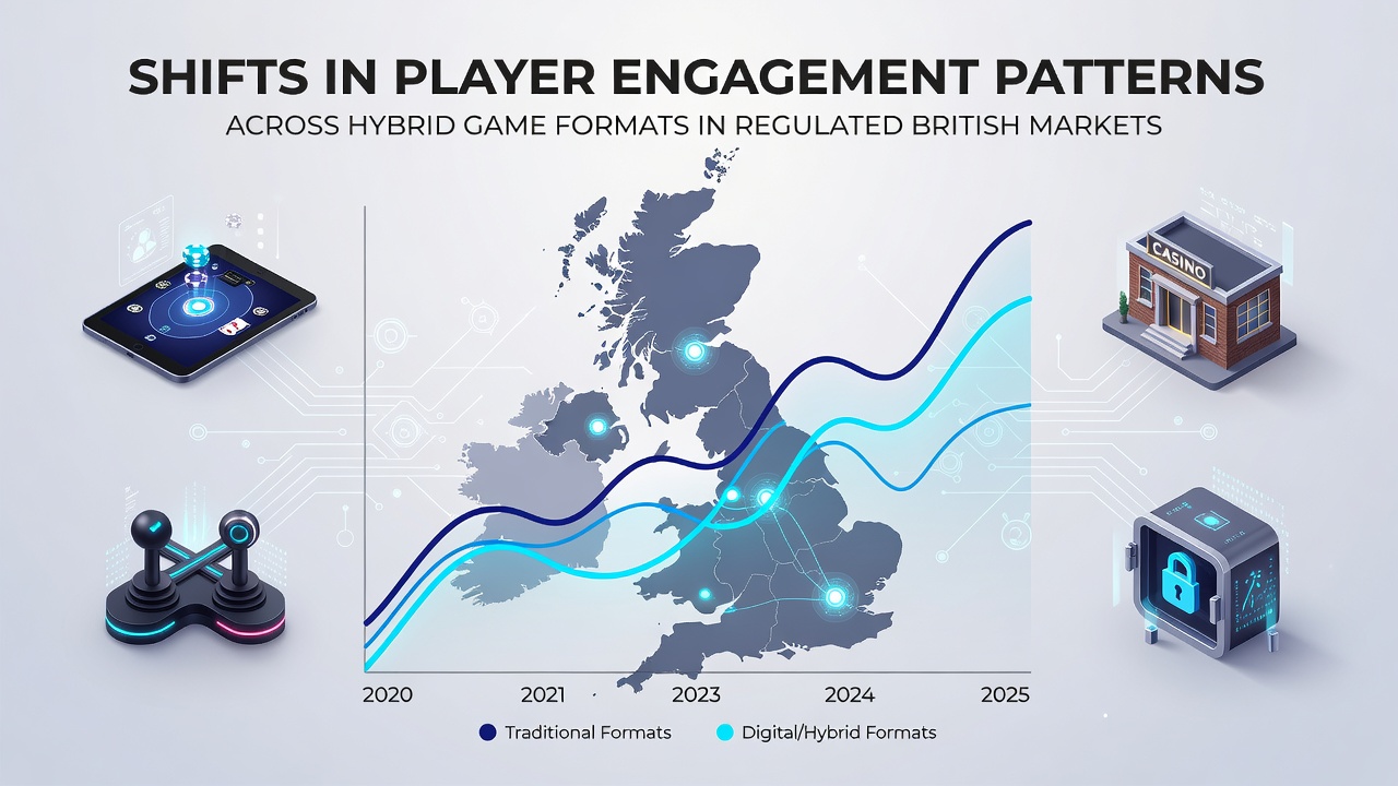 Players engaging with hybrid game formats on mobile devices in a regulated British casino setting