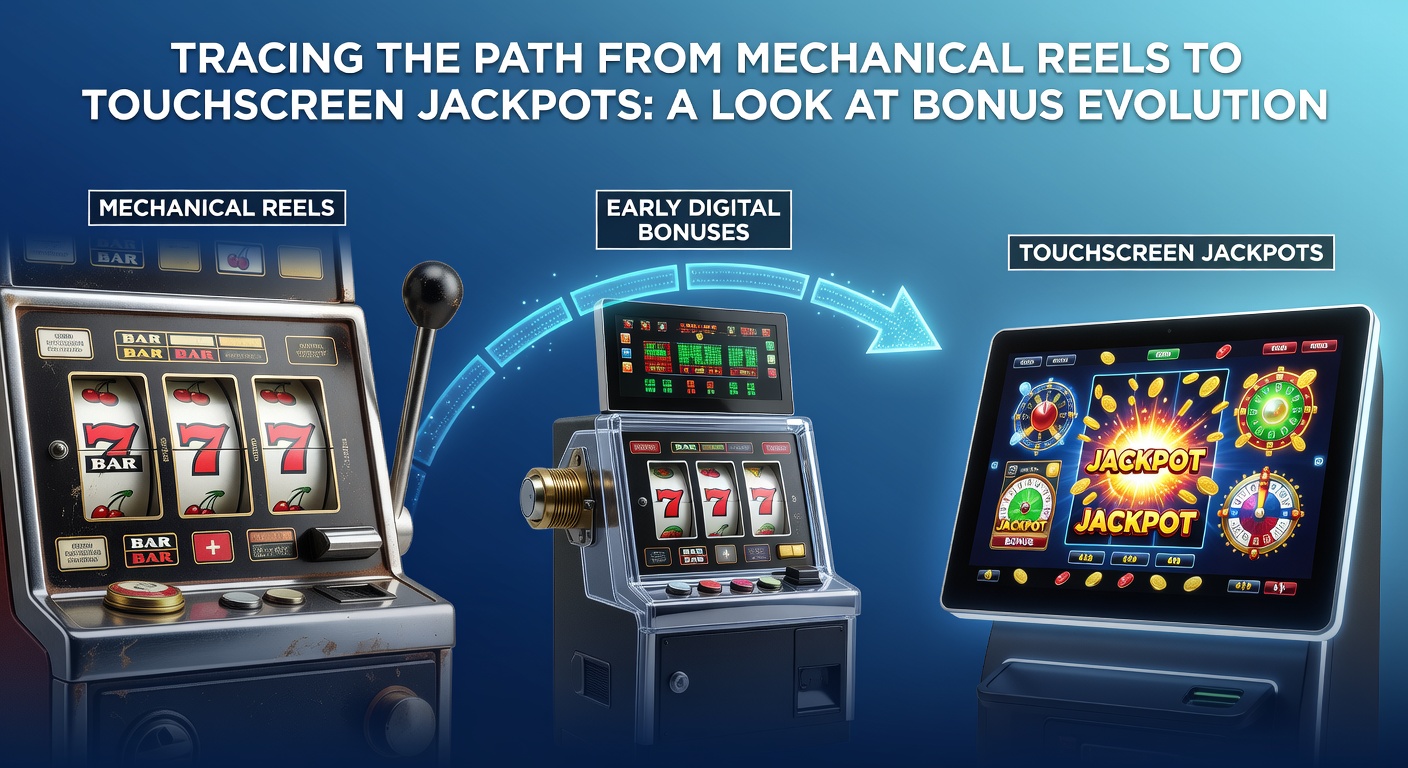 Early mechanical slot machines with lever pulls adn basic payout mechanisms displayed in a historical casino setting