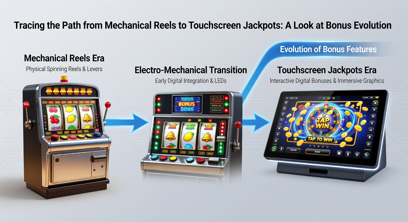 Modern touchscreen slot interface showing interactive bonus round selection on a digital casino terminal